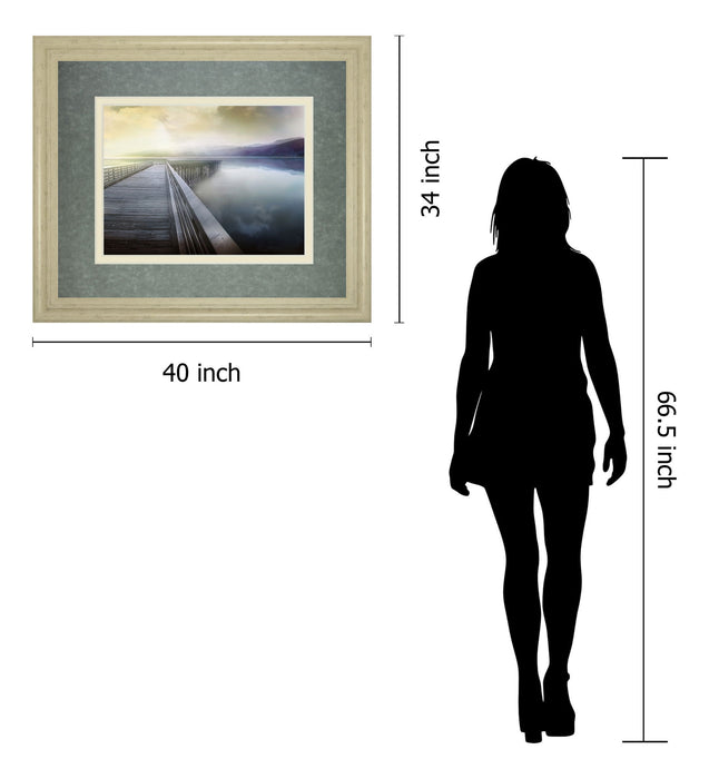 Hazy Morning By Michael Calascibetta - Blue