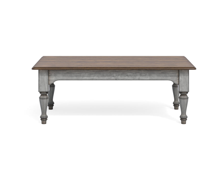 Plymouth - Rectangular Coffee Table - Gray