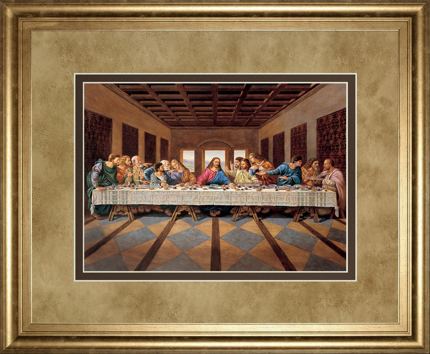 Golden Gathering - 34" x 40" Framed Wall Art