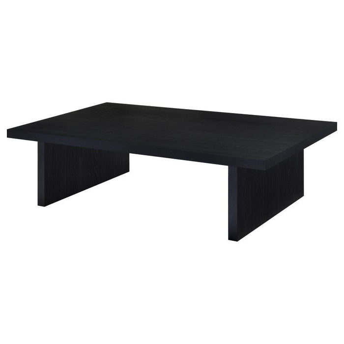 Max - Rectangular Engineered Laminate Coffee Table - Black