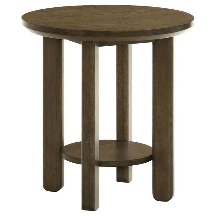 Ottowa - Round Wood Coffee Table Set