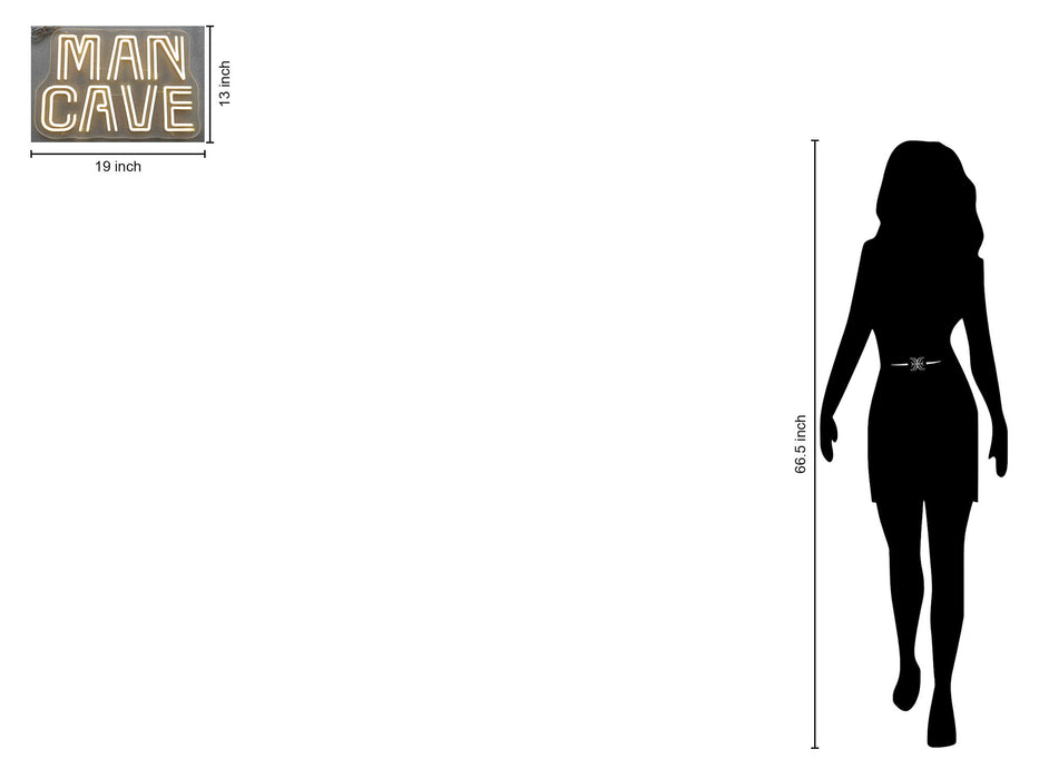 Neon Man Cave - Yellow