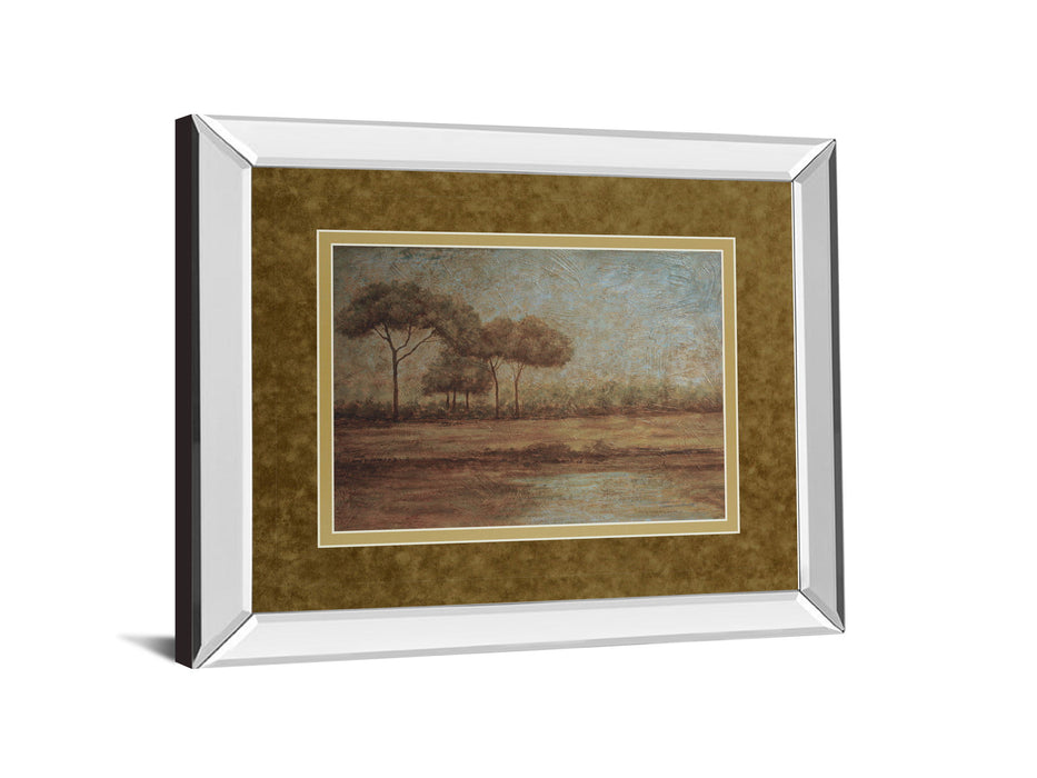 Woodland Sanctuary By Veronica Faust - Mirror Framed Print Wall Art - Light Brown