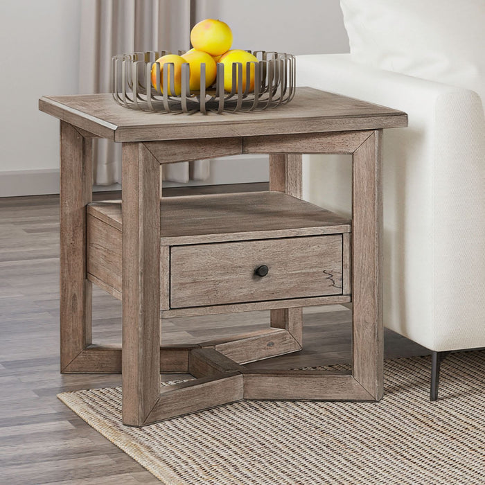 Proximity Place - Round Cocktail Table - Light Brown