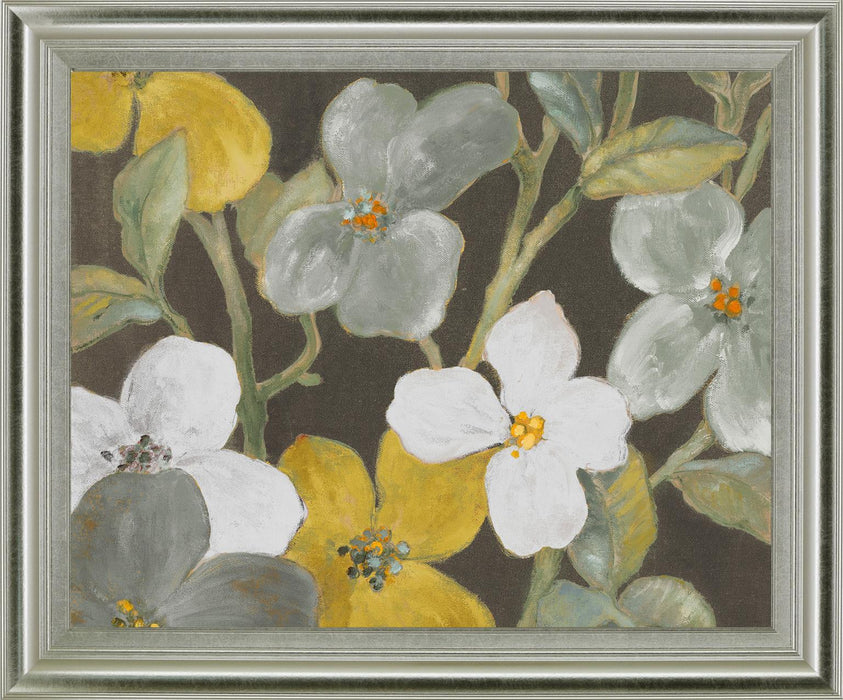 Golden Meadow Blossoms - 28" x 34" Framed Wall Art