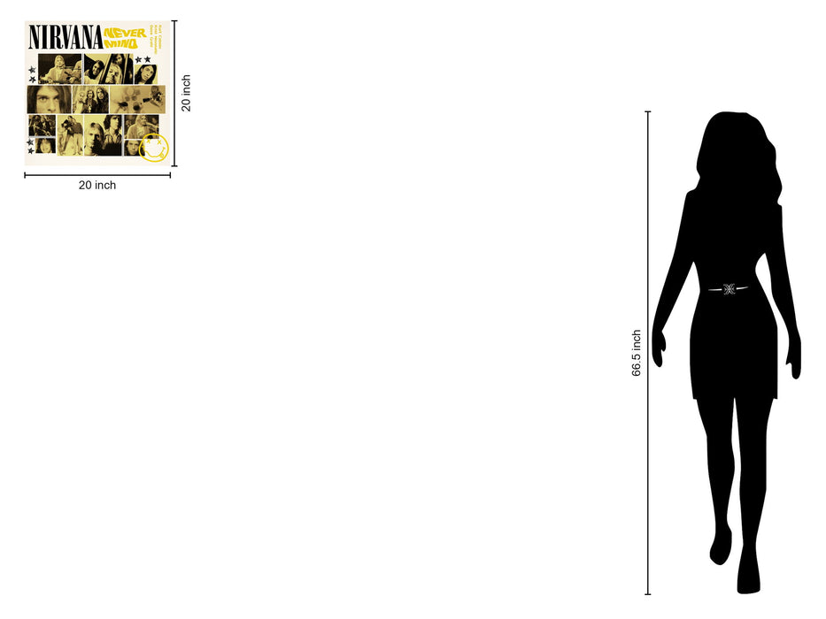 Retro Grunge Montage - 20" x 20" Framed Wall Art