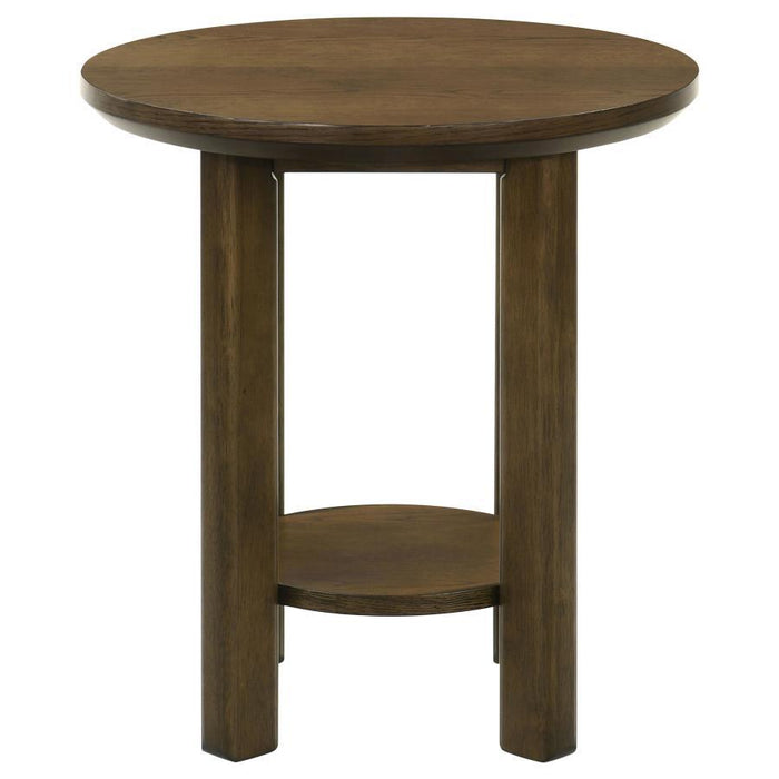 Ottowa - Round Wood Coffee Table Set