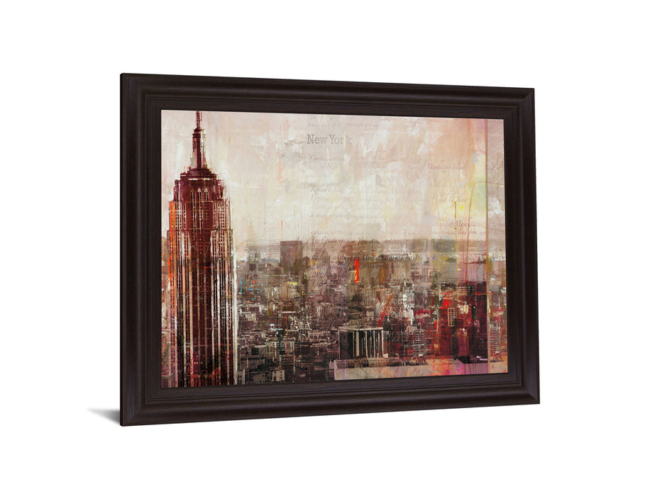 Copper Skyline Majesty - 28" x 34" Framed Wall Art