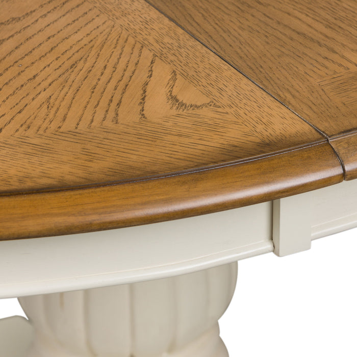 Cumberland Creek - Pedestal Table - White