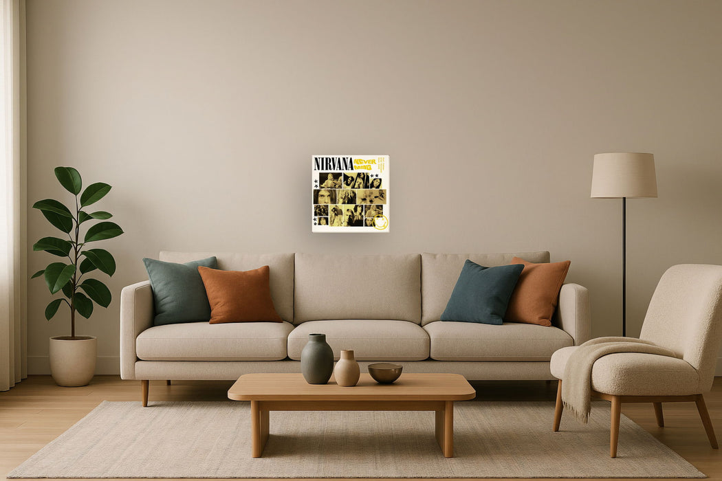 Retro Grunge Montage - 20" x 20" Framed Wall Art