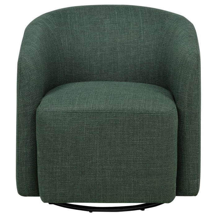 Mossbrook - Fabric Upholstered Swivel Accent Chair