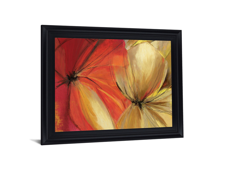 Radiant Petal Whisper - 28" x 34" Framed Wall Art