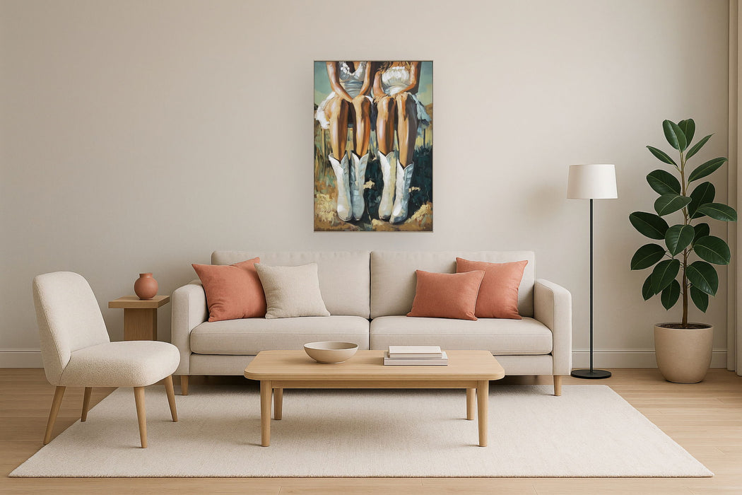 Summer Companions - 28" x 40" Framed Wall Art