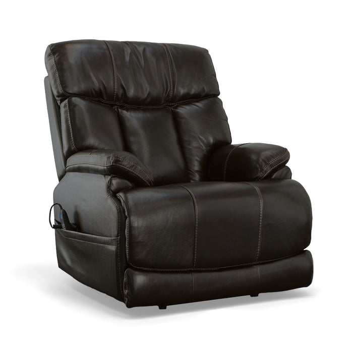 Clive - Power Recliner With Power Headrest & Lumbar - Black