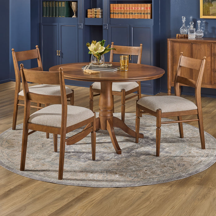 Azalea - Round Dining Table - Walnut