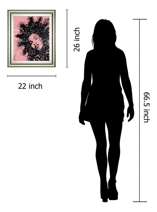 Star Il By Oksana Leadbitter - Wall Art - Pink