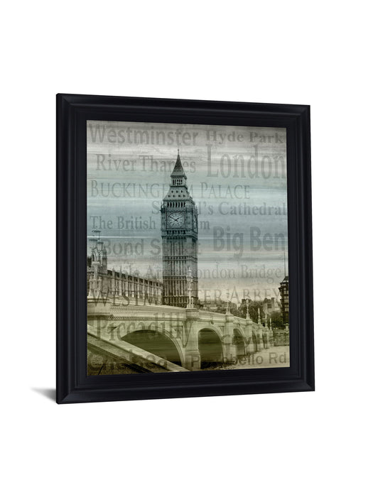 Foggy Landmark View - 28" x 34" Framed Wall Art