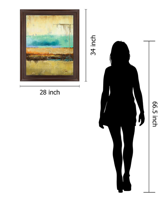 Sunwashed Horizon - 28" x 34" Framed Wall Art