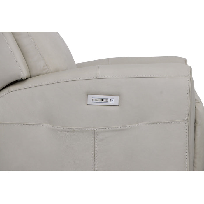 Barnett - Power Recliner With Power Headrest & Lumbar - Timber