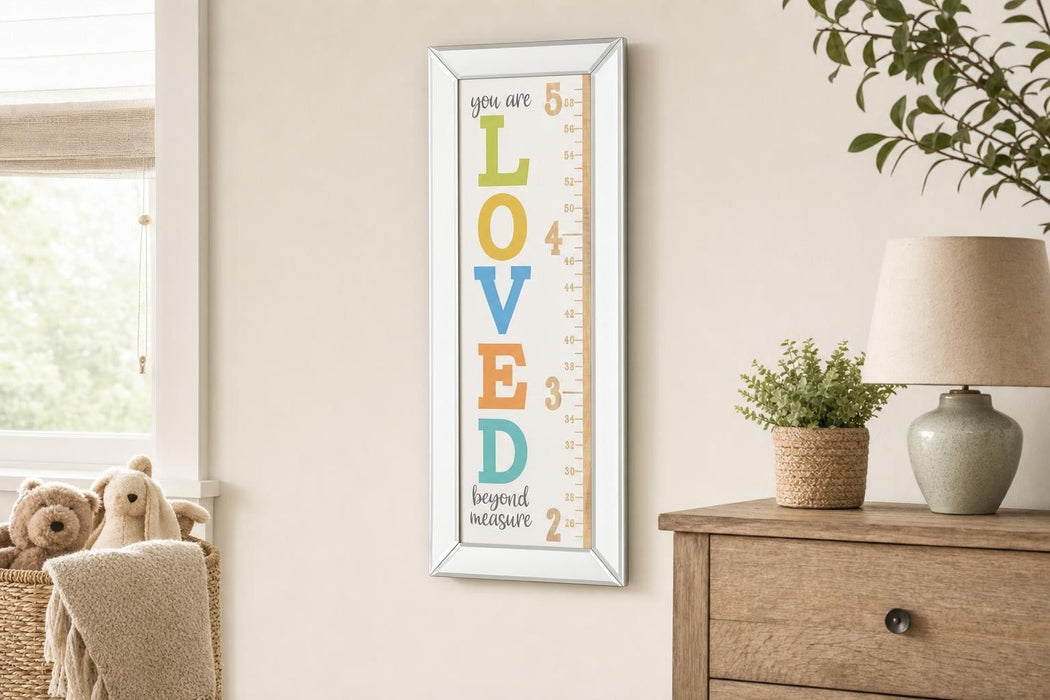 Loved Beyond Measture Growth Chart By Marla Rae - White
