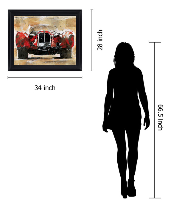 Crimson Classic - 28" x 34" Framed Wall Art