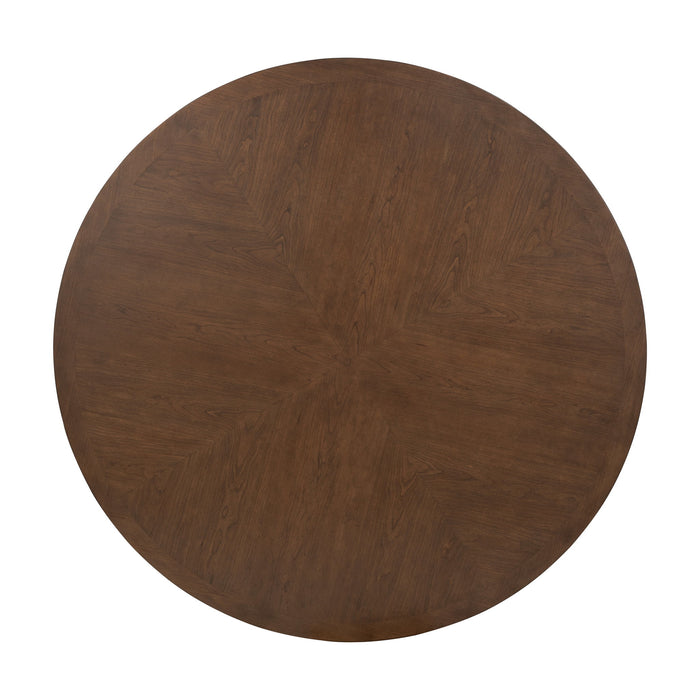 Bellevue - Round Dining Table - Whiskey Brown