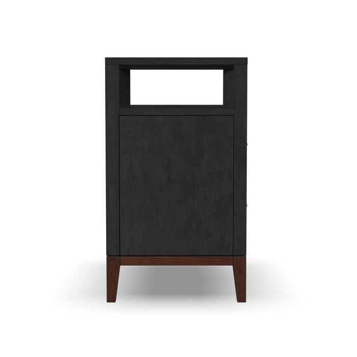 Waterfall - Nightstand - Deep Ebony