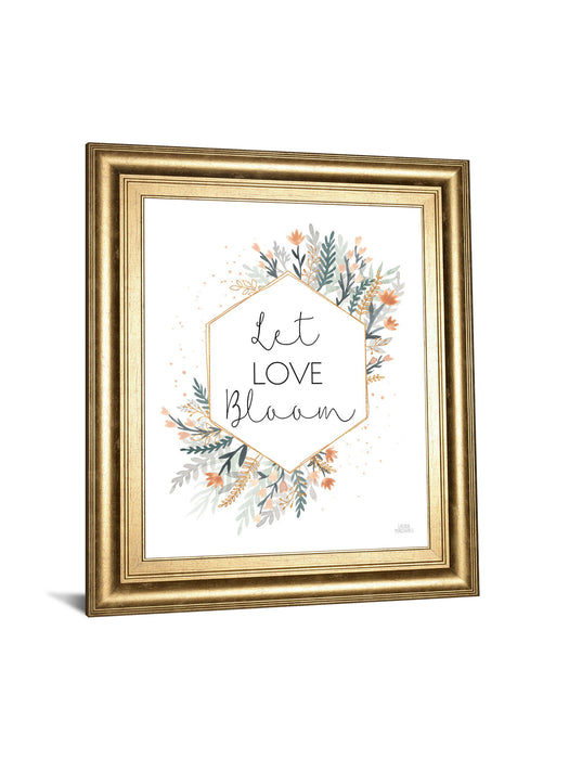 Spring Blooms VI By Laura Marshall - Framed Print Wall Art - White