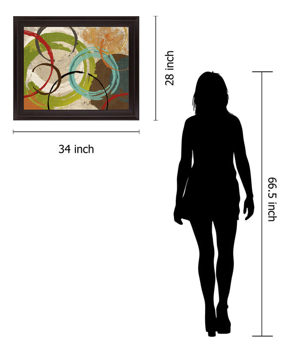 Orbit Layers - 28" x 34" Framed Wall Art