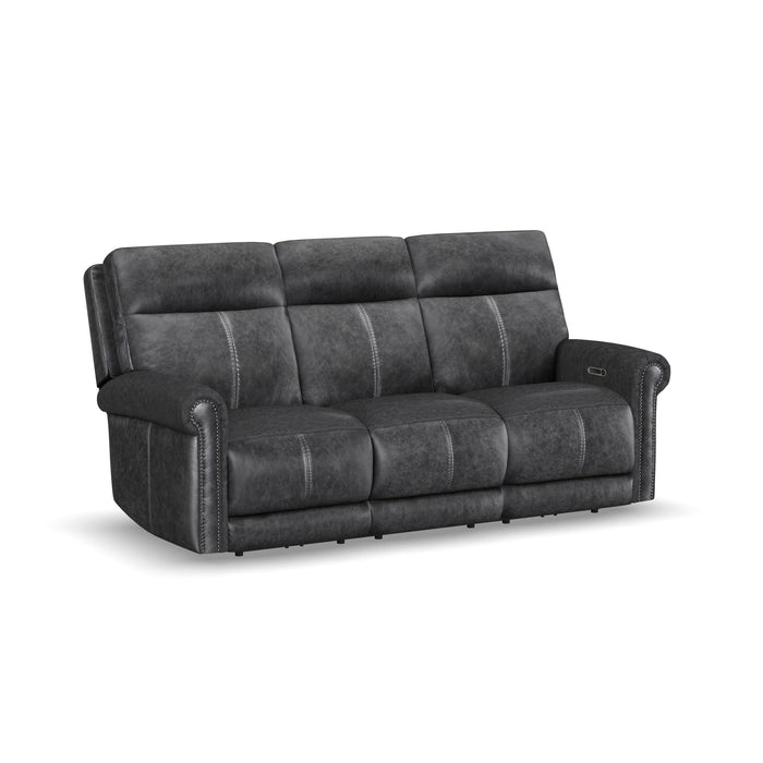 Alexander - Power Reclining Sofa With Console, Power Headrest & Lumbar
