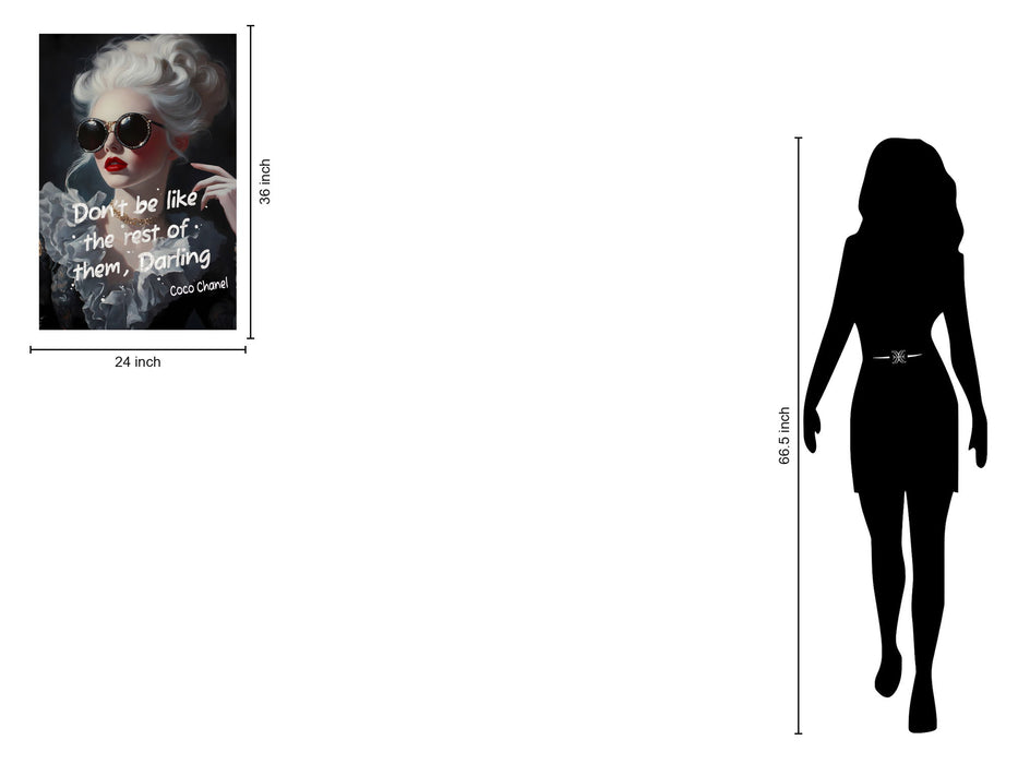 Opulent Muse - 24" x 36" Framed Wall Art