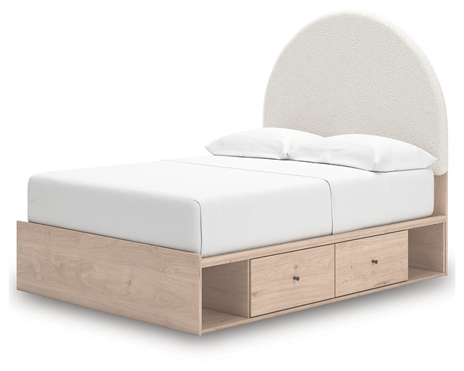 Arloster Full Upholstered Panel Bed with Storage