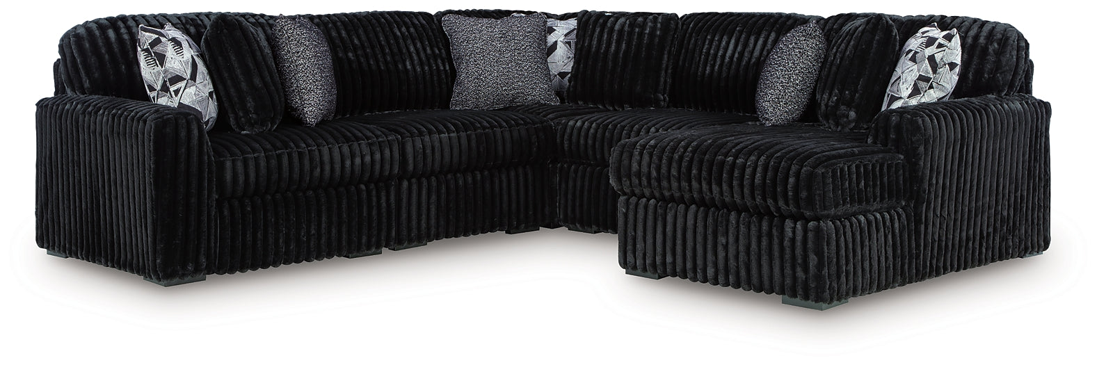 Midnight-Madness 6-Piece Sectional with Chaise