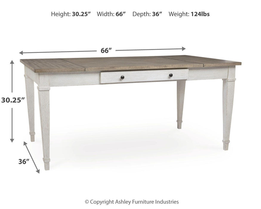 Skempton RECT DRM Table w/Storage