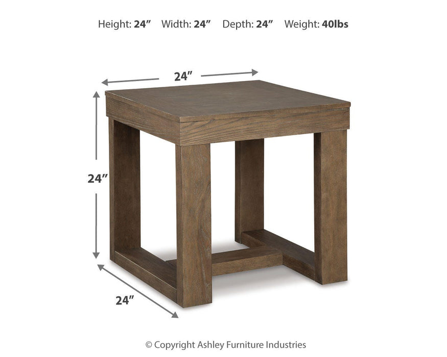 Cariton Square End Table