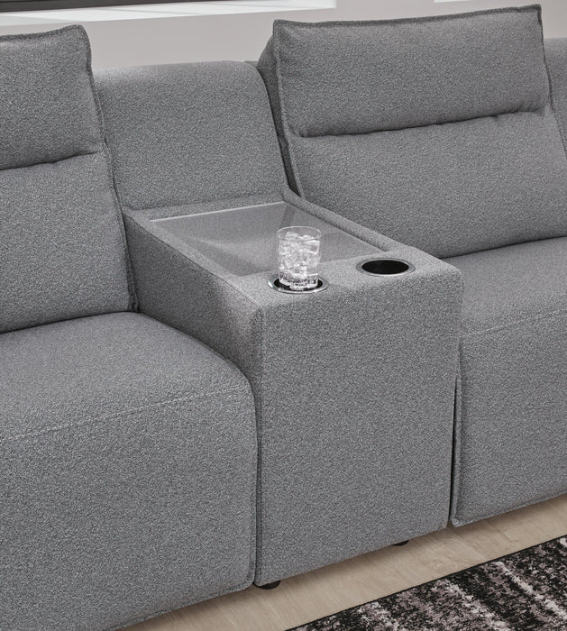 Modmax II 6-Piece Power Reclining Sectional with Chaise and Console