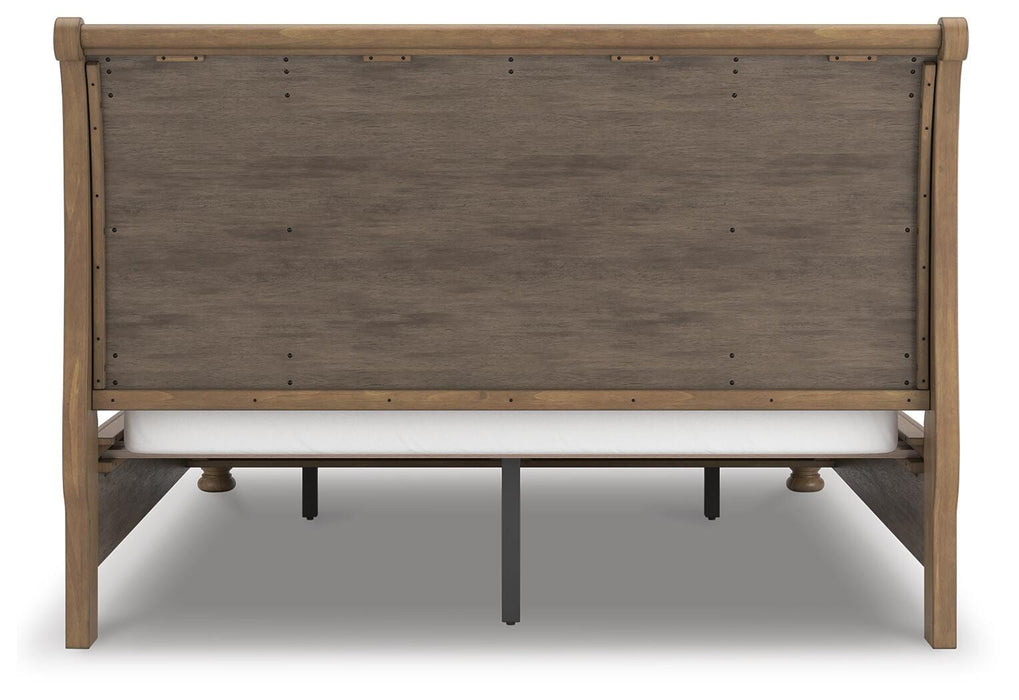 Feddinger California King Storage Sleigh Bed