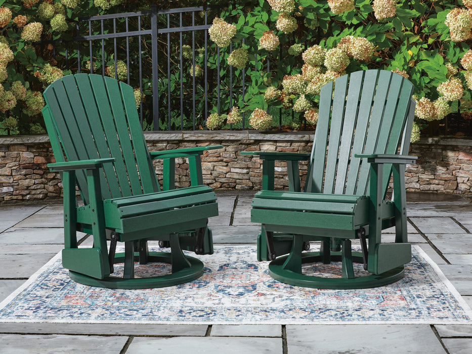 Shell Beach Swivel Glider Chair