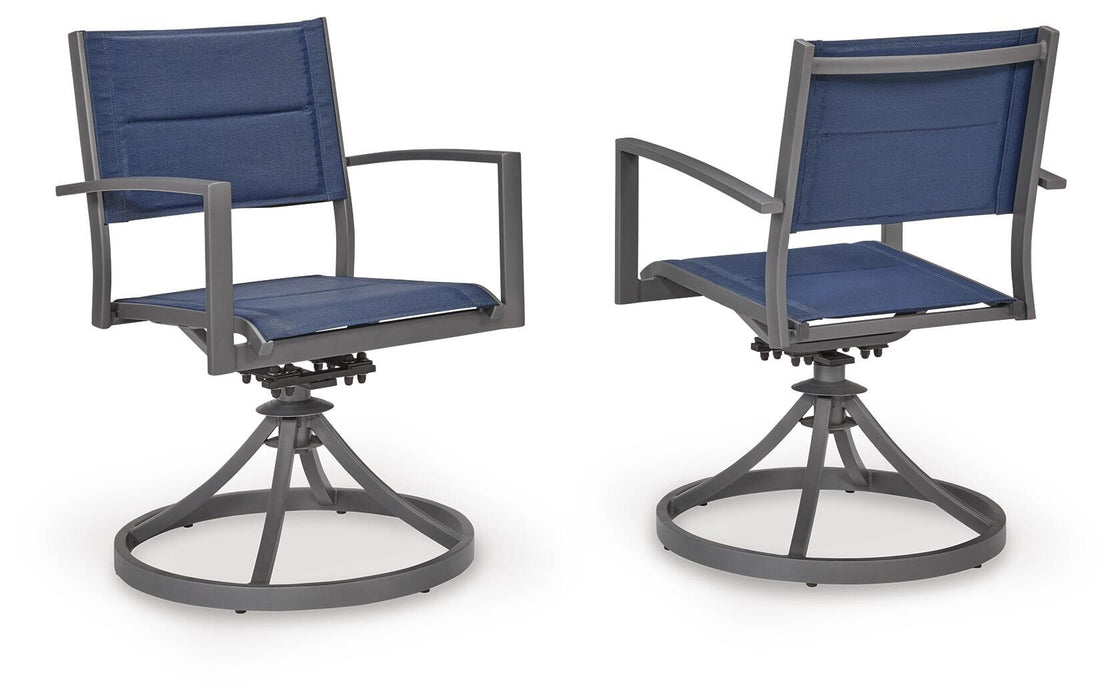 Rocky Creek Sling Swivel Chair (2/CN)