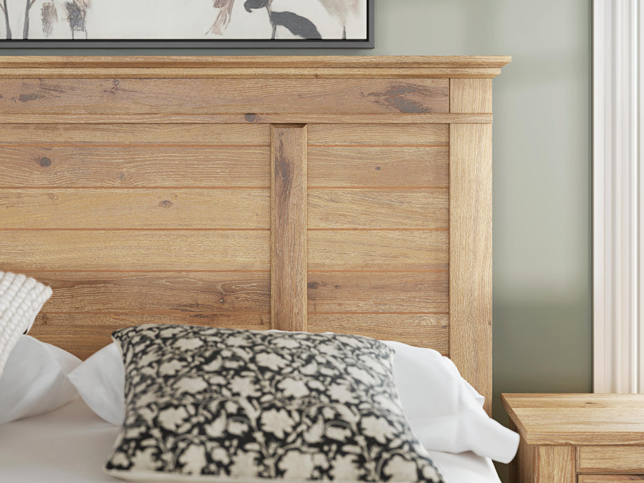 Makidern Full Panel Storage Bed