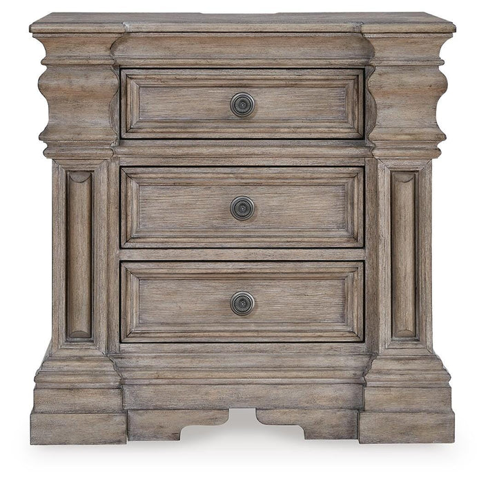 Blairhurst California King Panel Bed, Dresser, Mirror, Chest and Nightstand