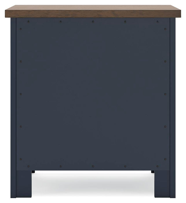 Landocken Queen Panel Bed, Dresser, Mirror and Nightstand