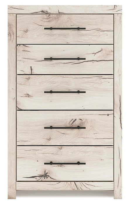 Lawroy King Panel Headboard, Dresser, Mirror, Chest and Nightstand