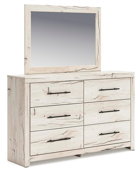 Lawroy Twin Panel Headboard, Dresser, Mirror, Chest and Nightstand