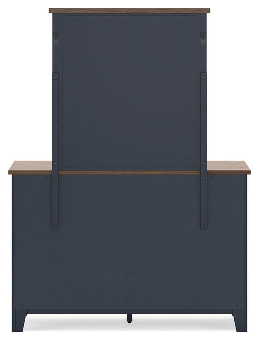 Landocken Full Panel Bed, Dresser, Mirror, Chest and Nightstand