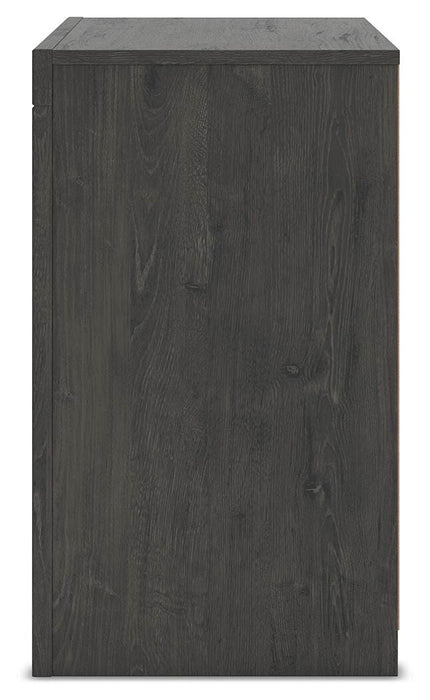 Fraluna King Panel Bed, Dresser, Mirror, Chest and Nightstand