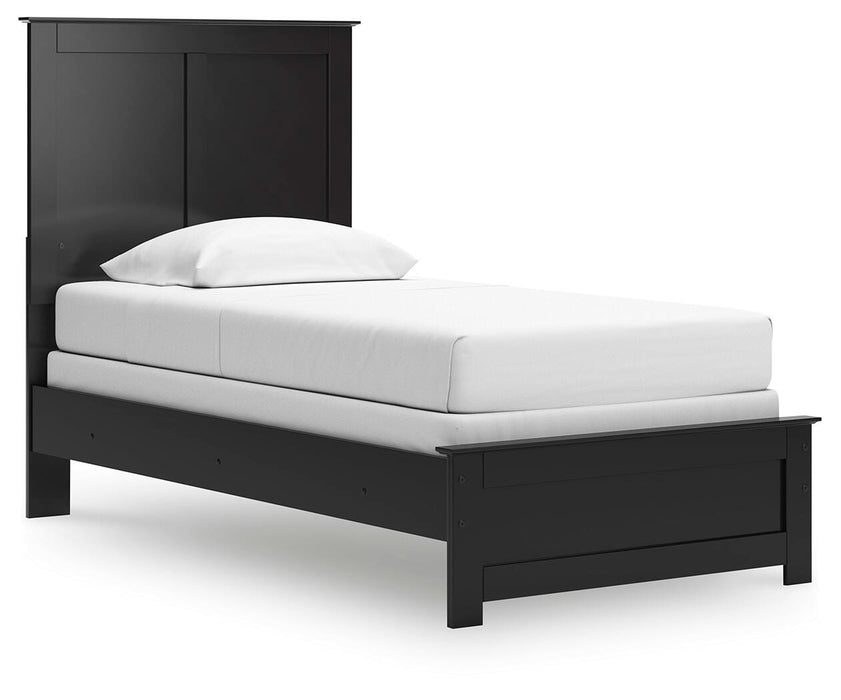 Maribel Twin Panel Bed, Dresser, Mirror, Chest and Nightstand