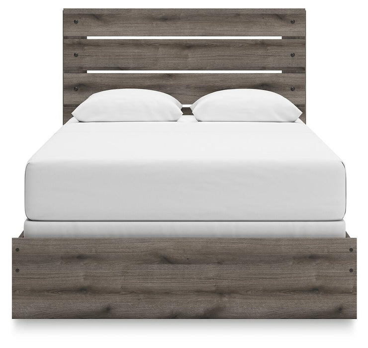 Graystorm Queen Panel Bed, Dresser, Mirror and Nightstand