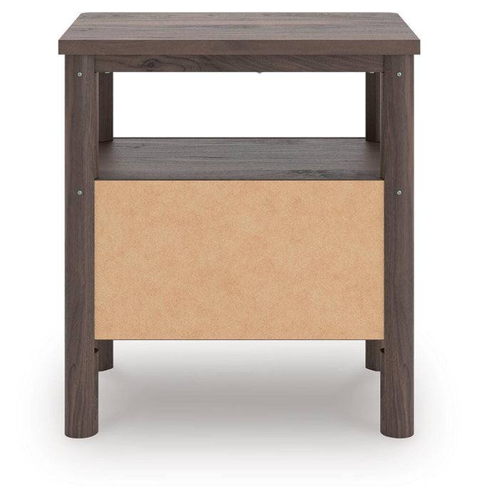 Pamytta King Upholstered Panel Platform Bed, Dresser, Mirror, Chest and Nightstand