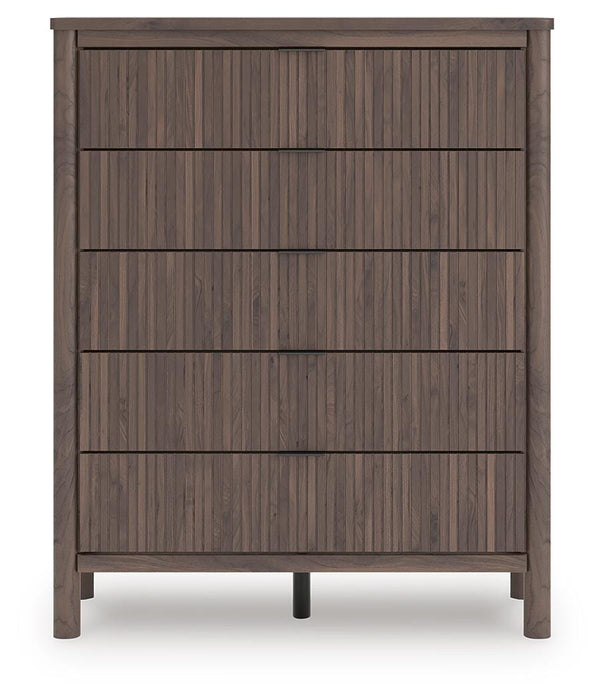 Pamytta Queen Panel Platform Bed, Dresser, Mirror, Chest and Nightstand